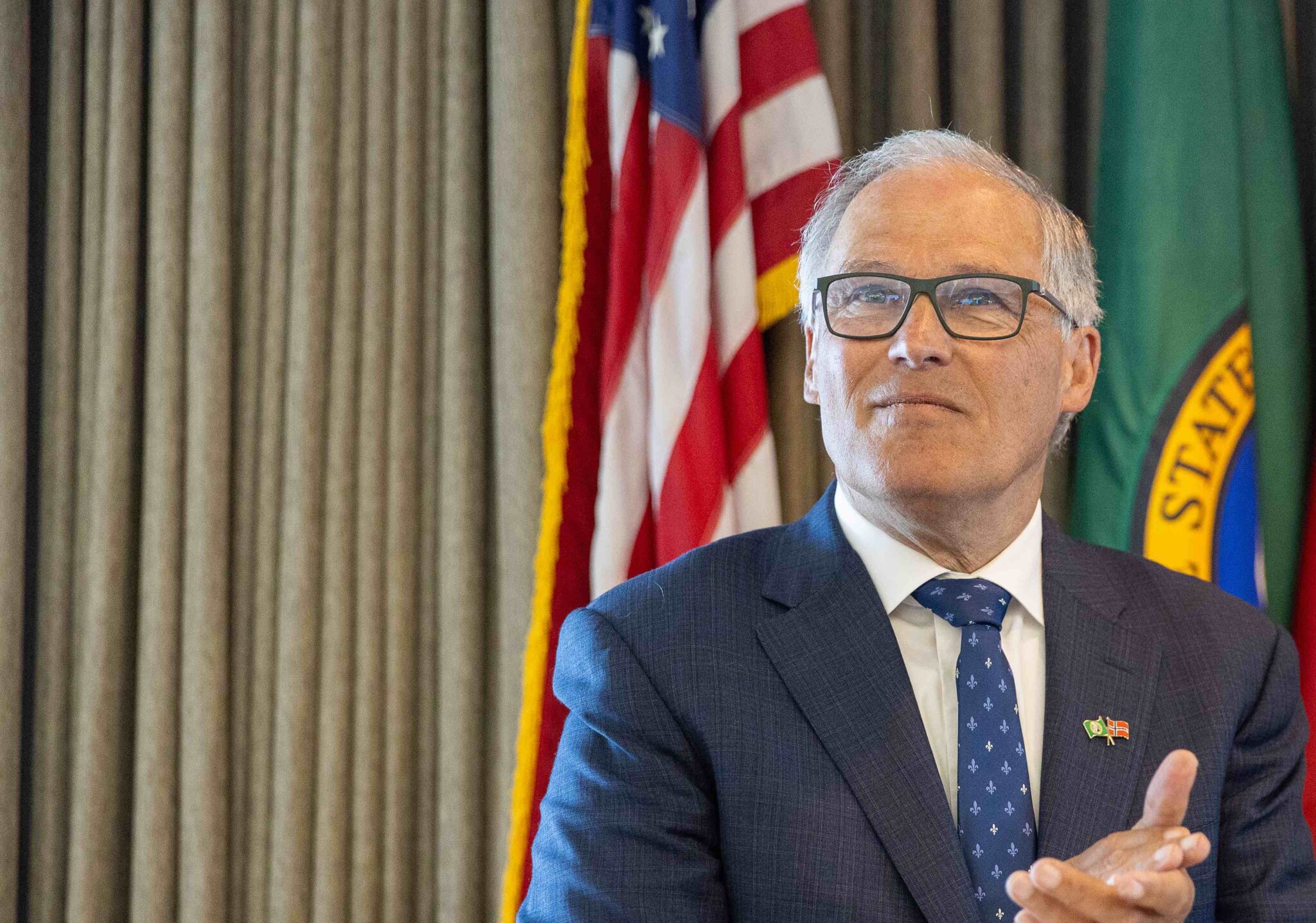 WA Gov. Inslee orders hiring and travel freeze for state agencies • Washington State Standard